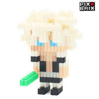 Sanemi Shinazugawa Pequeño Armable 3D - Demon Slayer - Pix Brix