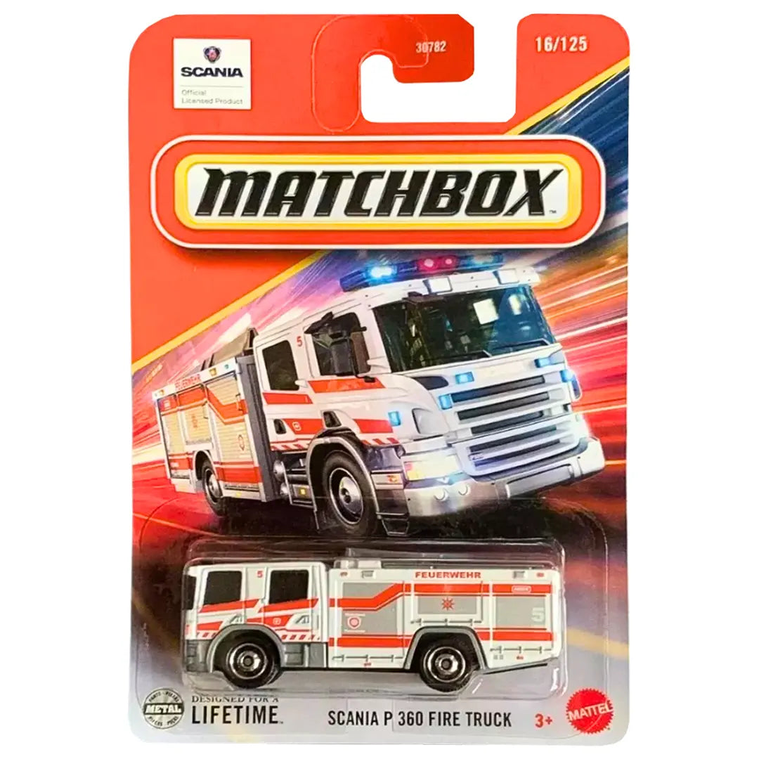 Scania P 360 Fire Truck - 16/125 - 2025 - Matchbox