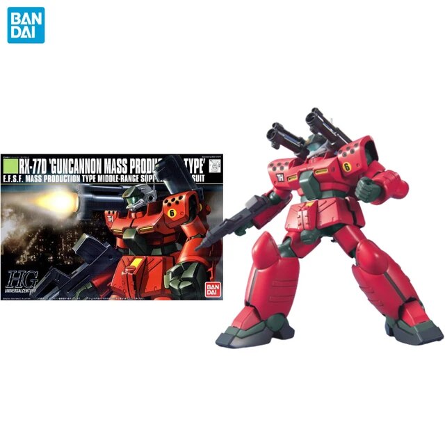 1/144 HGUC GUNCANNON MASS PRODUCTION TYPE - Model Kit Articulado - Bandai