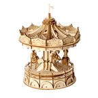 Merry Go Round - Rompecabezas 3D - Maqueta de Madera Rolife