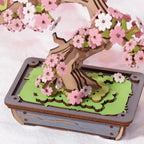 Sakura Bonsai - Rompecabezas 3D - Maqueta de Madera Rolife