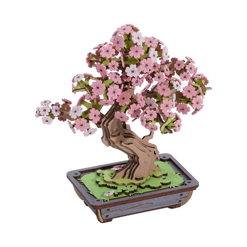 Sakura Bonsai - Rompecabezas 3D - Maqueta de Madera Rolife