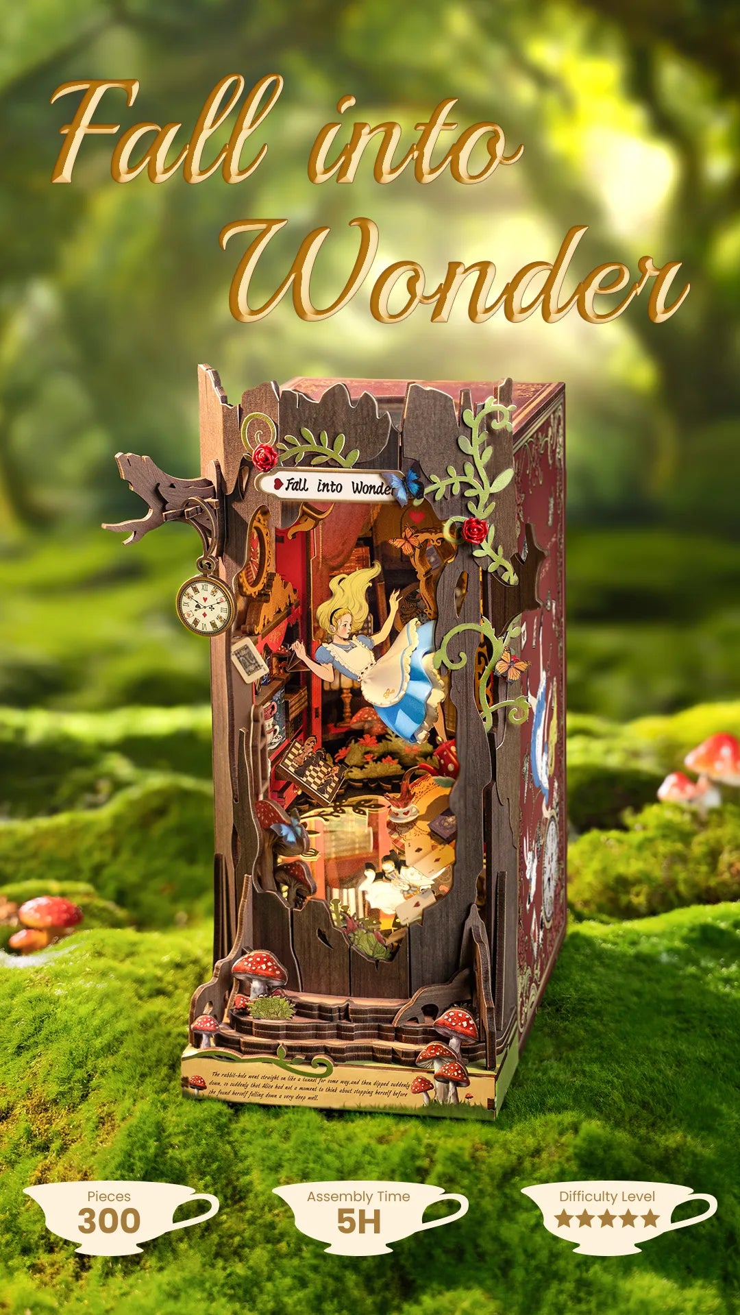 Fall Into Wonder - Sujeta Libros - Maqueta Rolife