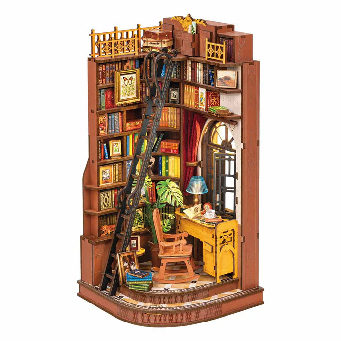 Silent Corner Study - Sujeta Libros - Maqueta Rolife