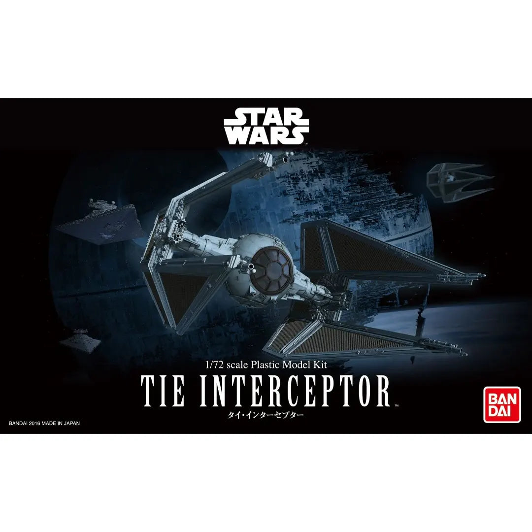 1/72 TIE INTERCEPTOR - Model Kit Bandai - Star Wars