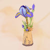 Purple Iris - Rompecabezas 3D - Maqueta de Madera Robotime