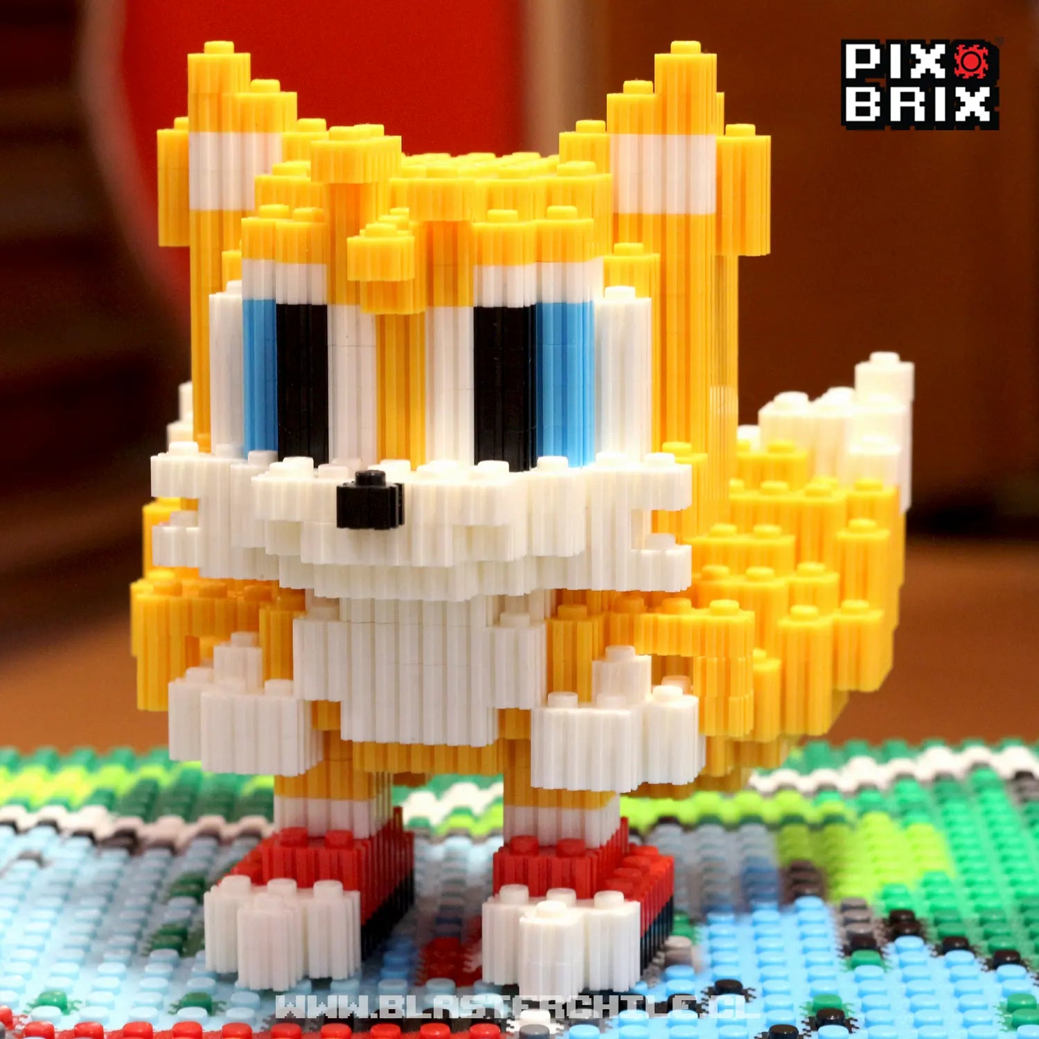 Colitas/Tails Armable 3D  - Sonic the Hedgehog  - Pix Brix
