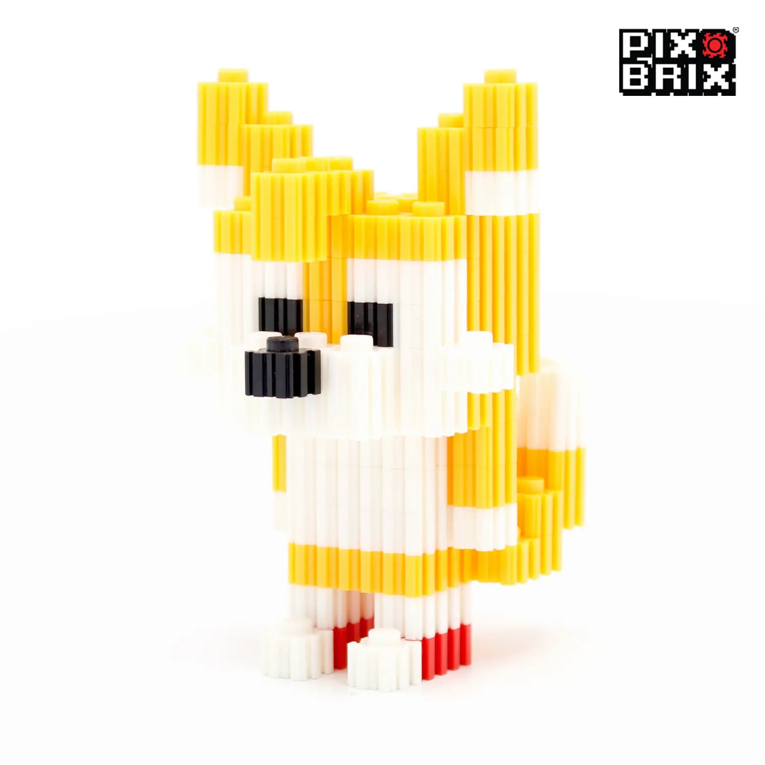 Colitas/Tails Pequeño Armable 3D  - Sonic the Hedgehog  - Pix Brix