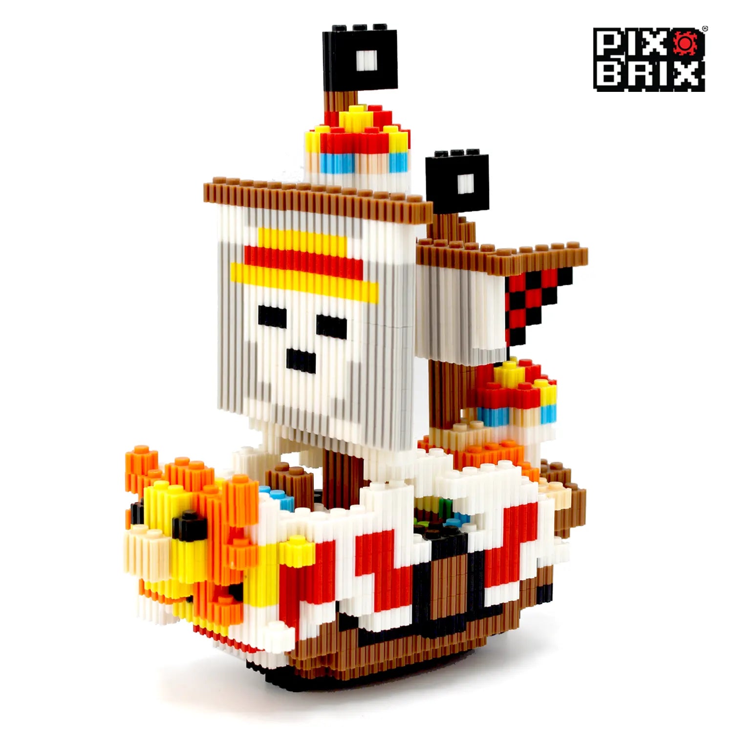 Thousand Sunny Ship Armable 3D - One Piece - Pix Brix