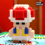 Toad Armable 3D - Mario Bros - Pix Brix