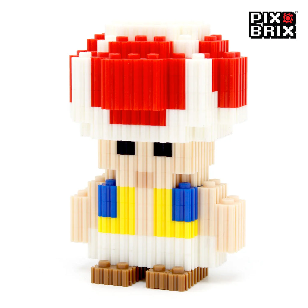 Toad Armable 3D - Mario Bros - Pix Brix