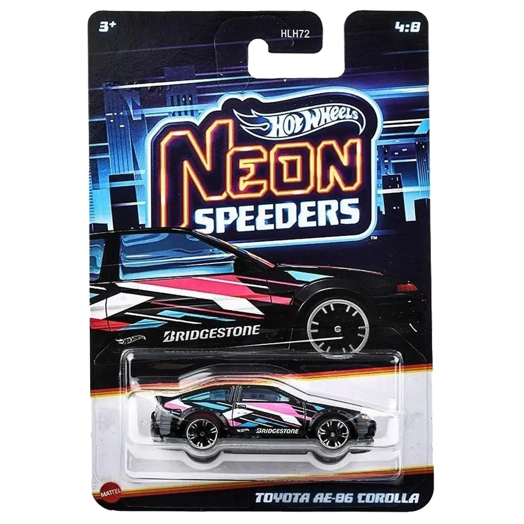 Toyota Ae-86 Corolla - Neon Speeders 4/8 - Hot Wheels
