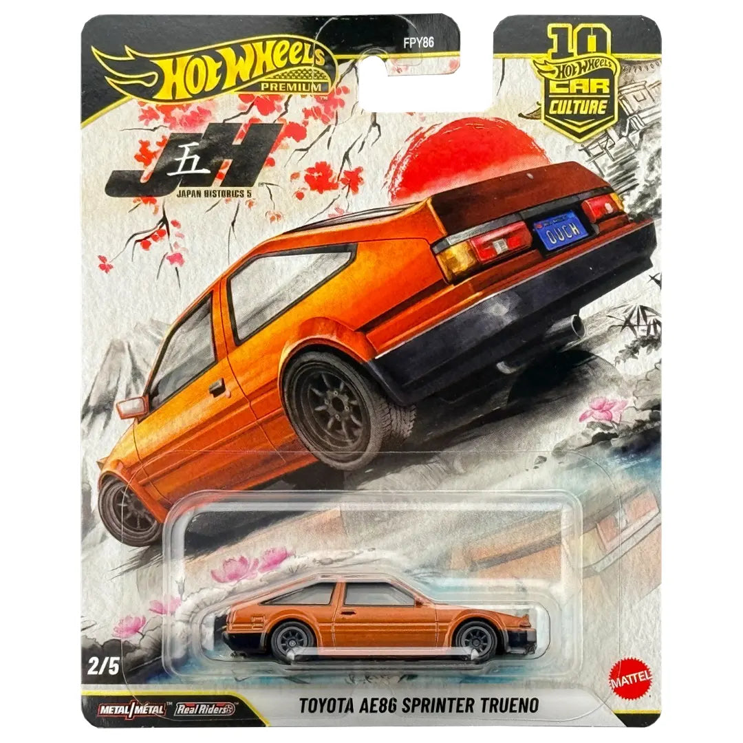 Toyota Ae86 Sprinter Trueno - Japan Historics 5 2/5 - Hot Wheels