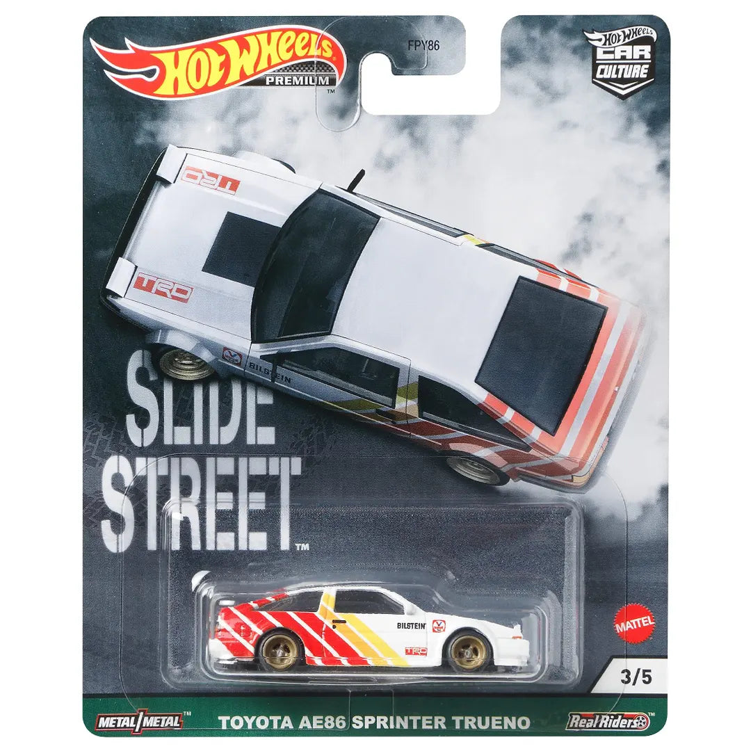 Toyota Ae86 Sprinter Trueno - Slide Street 3/5 - Hot Wheels