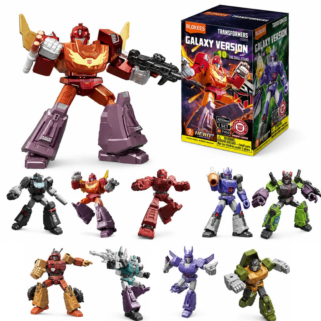 Figura Sorpresa - Transformers Galaxy Version 10 One Shall Stand - Model Kit - BLOKEES