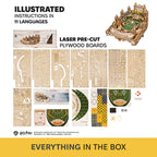 Quidditch Pinball Harry Potter - Puzle 3D de Madera - Ugears