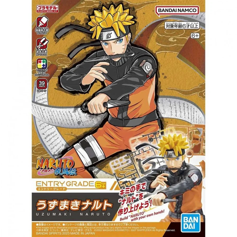 ENTRY GRADE UZUMAKI NARUTO - Model Kit Articulado - Bandai