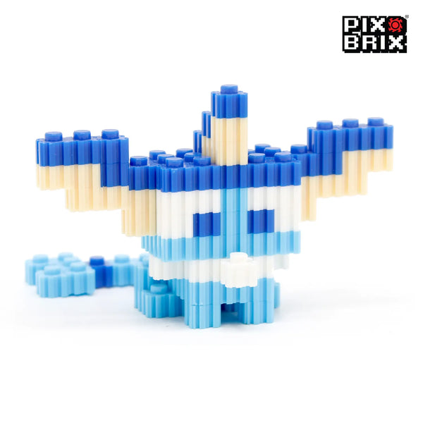 Vaporeon Pequeño Armable 3D - Pokemon - Pix Brix
