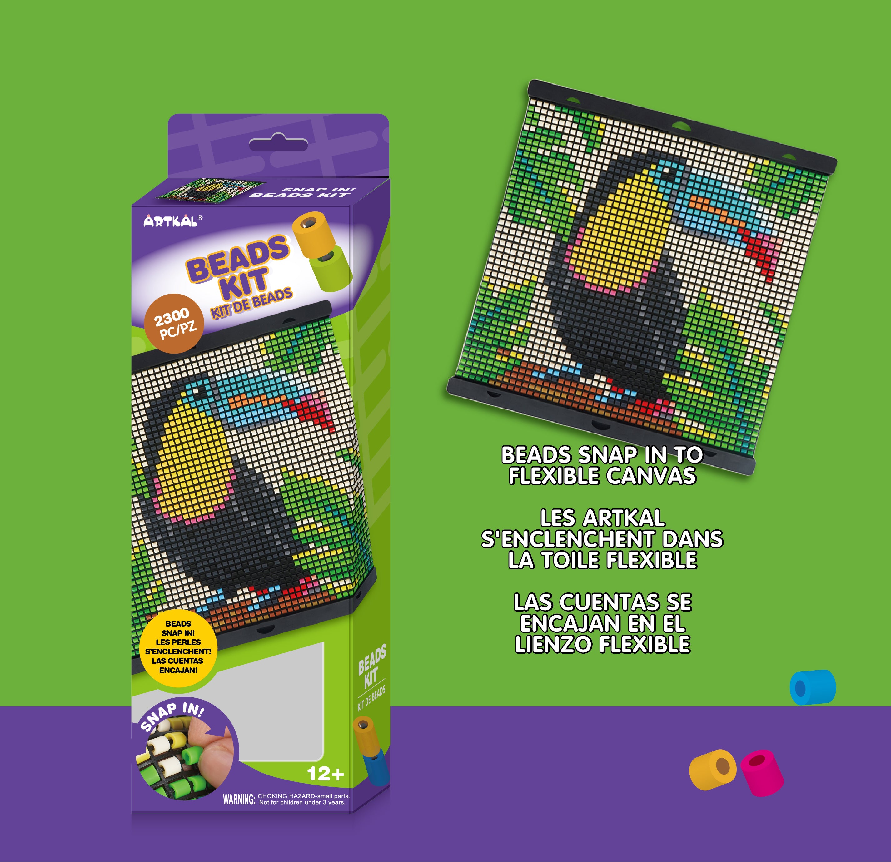 Tucan - Snap in Kit Midi 5mm - 2300 Beads