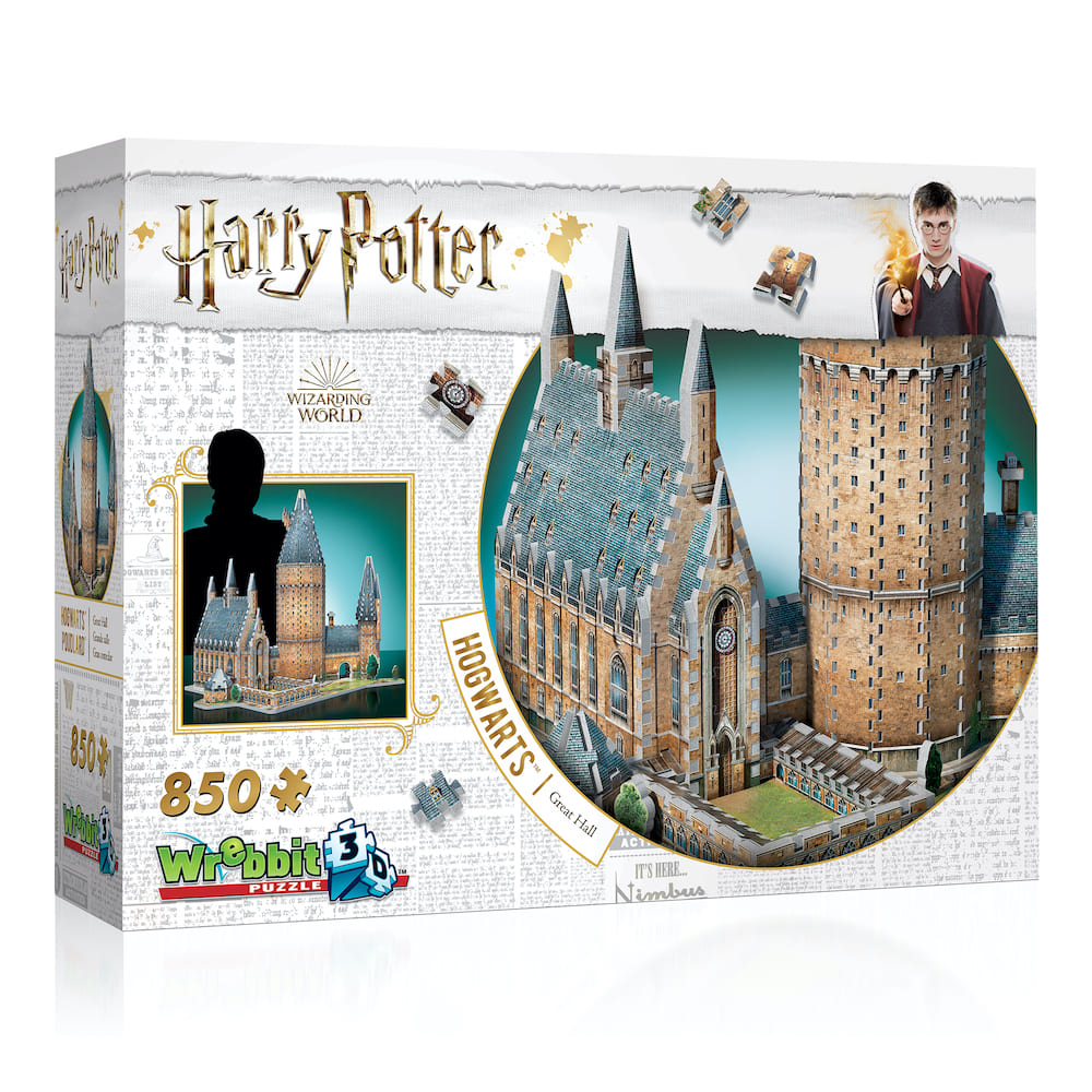 HOGWARTS - GREAT HALL - Harry Potter - Wrebbit Rompecabezas 3D
