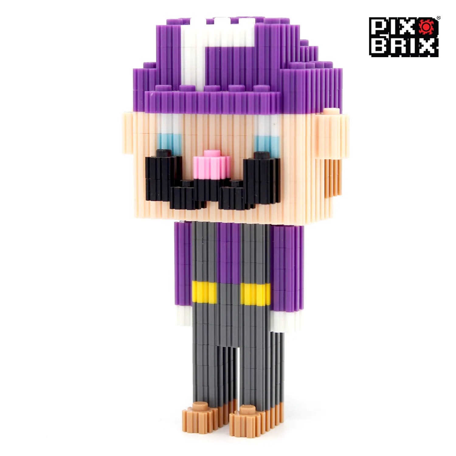 Waluigi Armable 3D - Mario Bros - Pix Brix