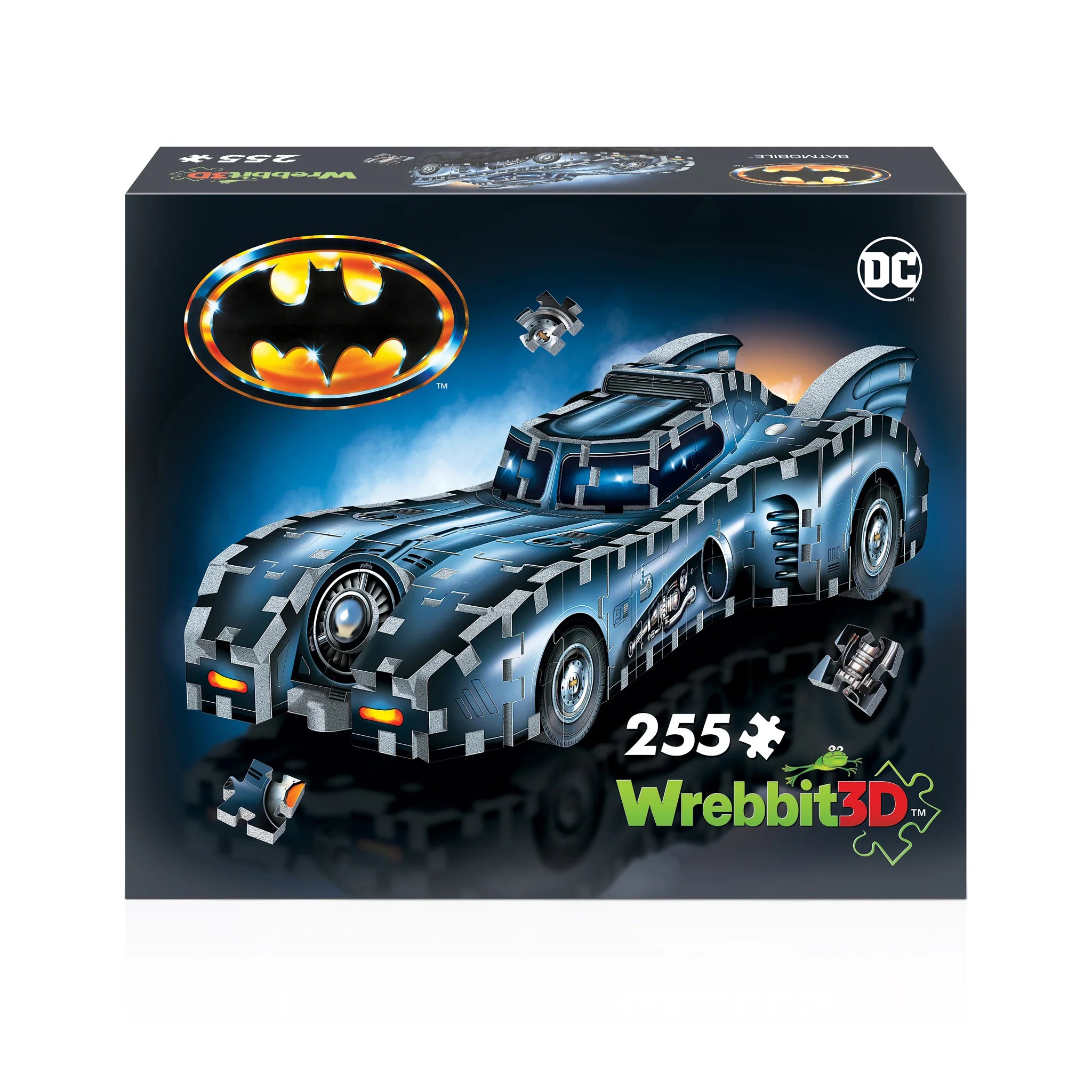 BATMOBILE 1989 - BATMAN - Wrebbit Rompecabezas 3D