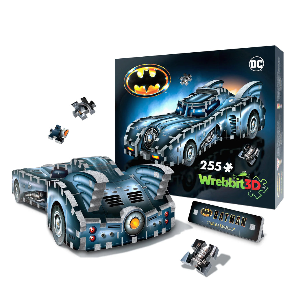 BATMOBILE 1989 - BATMAN - Wrebbit Rompecabezas 3D