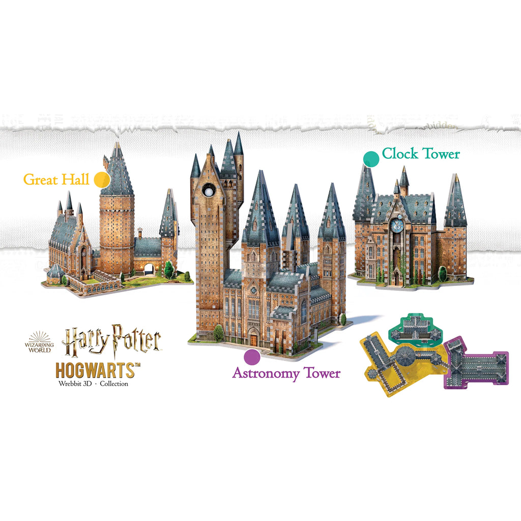 HOGWARTS - ASTRONOMY TOWER - Harry Potter - Wrebbit Rompecabezas 3D