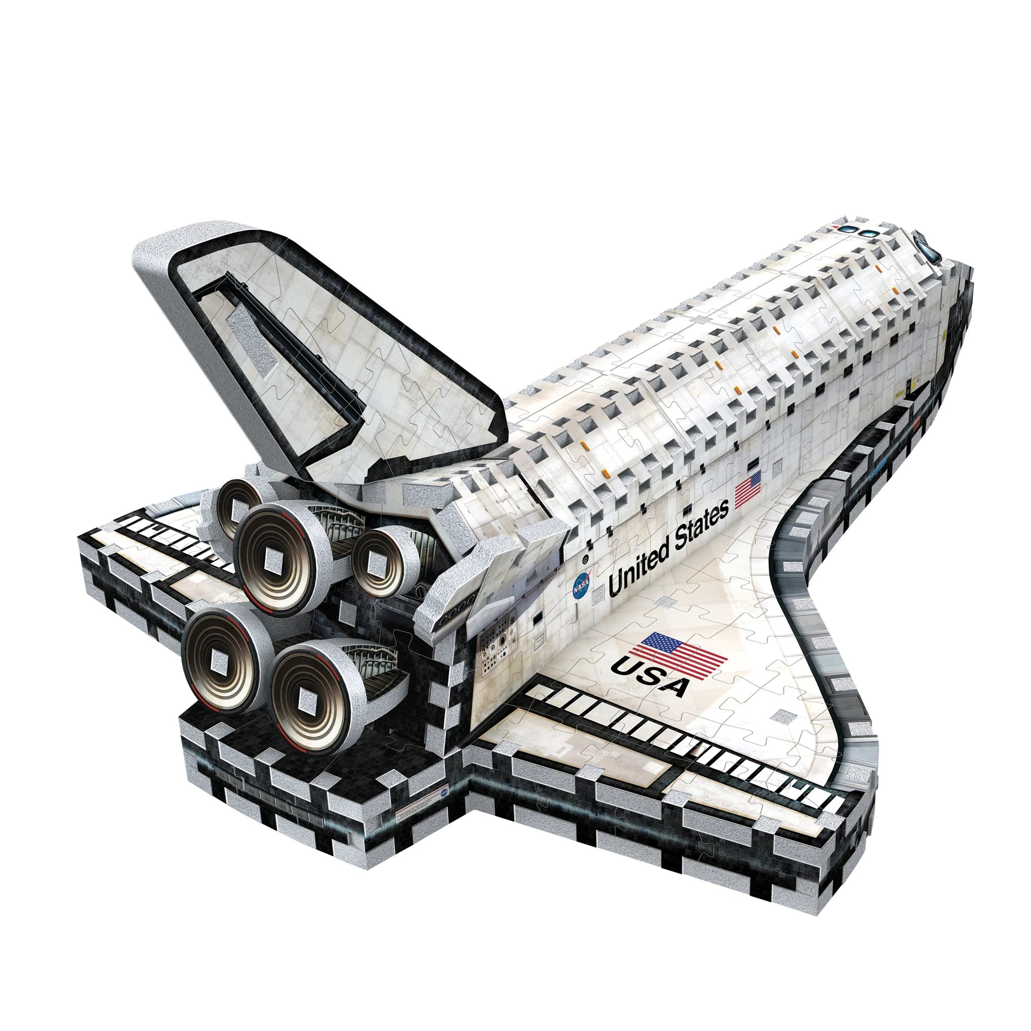 SPACE SHUTTLE ORBITER - Wrebbit Rompecabezas 3D