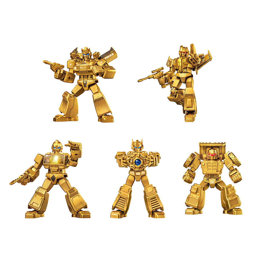SET 5 FIGURAS - Transformers-X Yearly Version 2024 The Golden Lagoon - Model Kit Articulado - BLOKEES