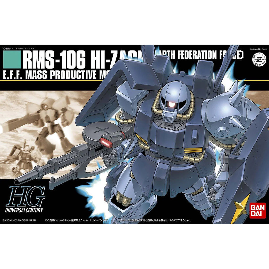 1/144 HGUC HI-ZACK (EARTH FEDERATION) - Model Kit Articulado - Bandai