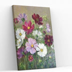 Flores 40x50 cm - Pinturas de Diamantes con Bastidor