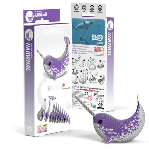Niddle Noddle ボビングヘッド フィギュア 3体セット Narval - Puzzle 3D de Cartón - Eugy Dodoland – BlasterChile