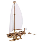 Mini Yate (Ocean Beaut Yacht) - Puzle 3D de Madera - Ugears