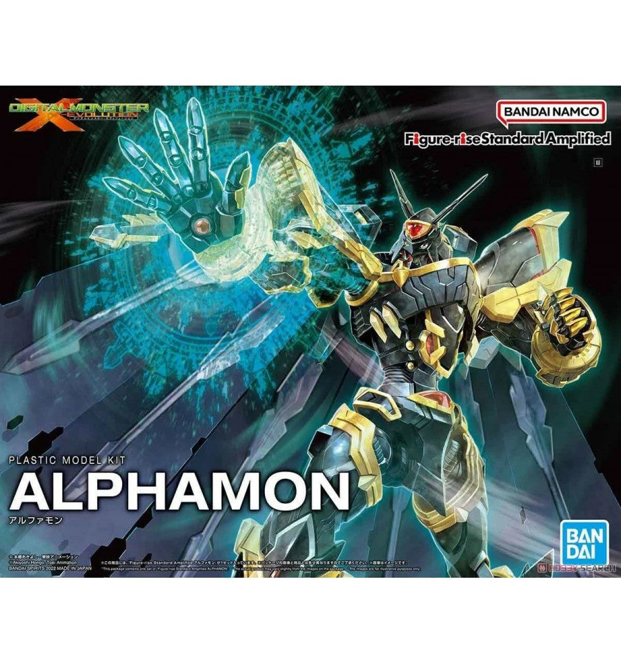 ALPHAMON Figure-rise Standard Amplified - Digimon Model Kit Articulado - Bandai