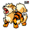 Arcanine Puzzle 2D- 47 x 45cm - Pokemon - Pix Brix