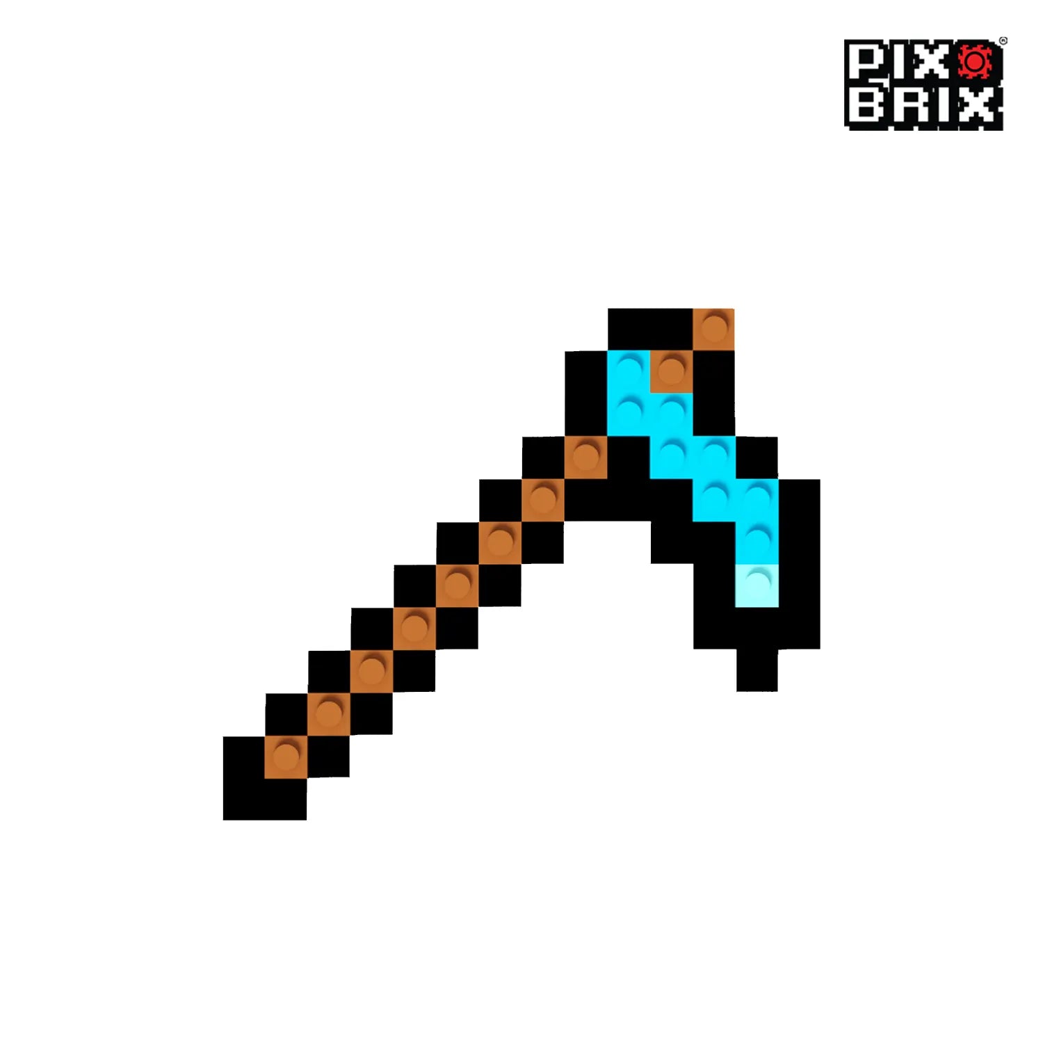 Herramientas Diamante Armable 3D - Minecraft - Pix Brix