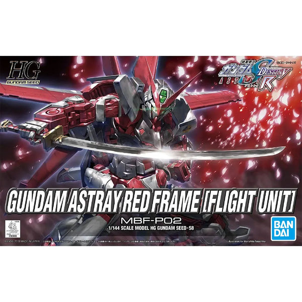 HG 1/144 GUNDAM ASTRAY RED FRAME (FLIGHT UNIT) - Model Kit Articulado - Bandai