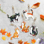 Llaveros de Gatos - Pintura de Diamante