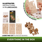 Compact Racer (Automóvil de Carreras) -  Puzle 3D de Madera - Ugears