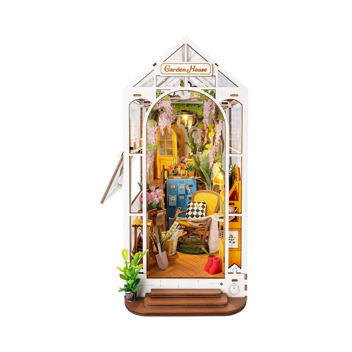 Garden House - Sujeta Libros - Maqueta Rolife