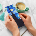 Marcador de Libro - NOCHE ESTRELLADA - Pinturas de Diamantes