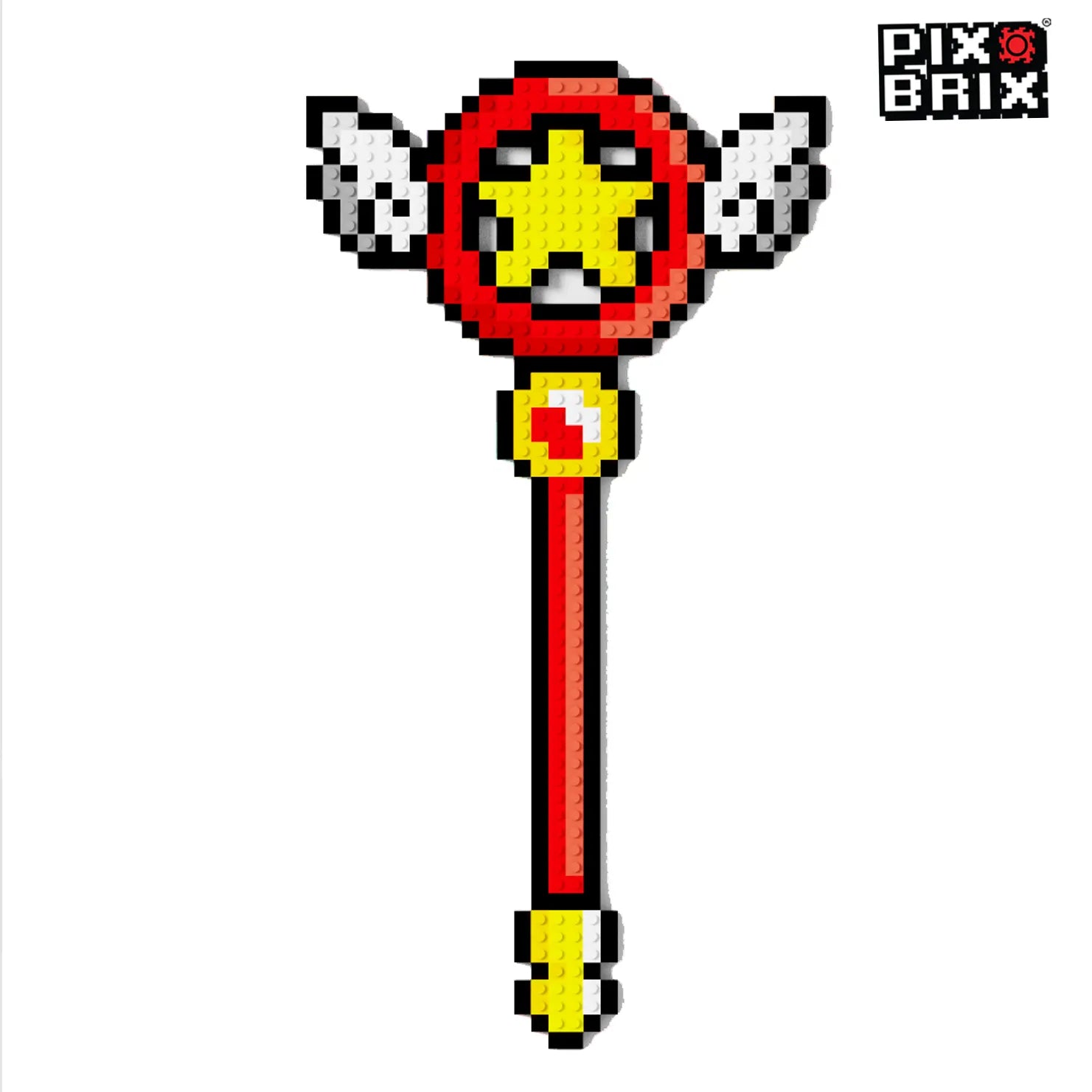 Báculo Estrella Puzzle 2D - 44 x 23cm - Pix Brix