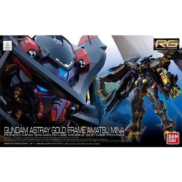 RG 1/144 Gundam Astray Goldframe Amatsu Mina - Model Kit Articulado - Bandai