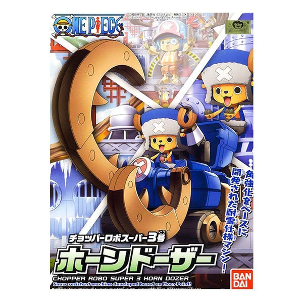 CHOPPER ROBO SUPER 3 HORN DOZER - Model Kit Articulado - Bandai
