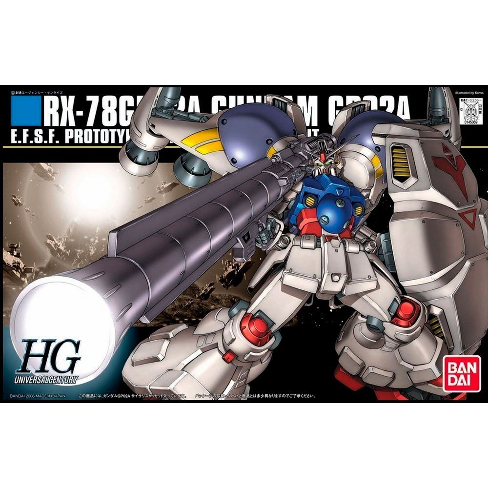 1/144 HGUC GUNDAM GP-02A - Model Kit Articulado - Bandai