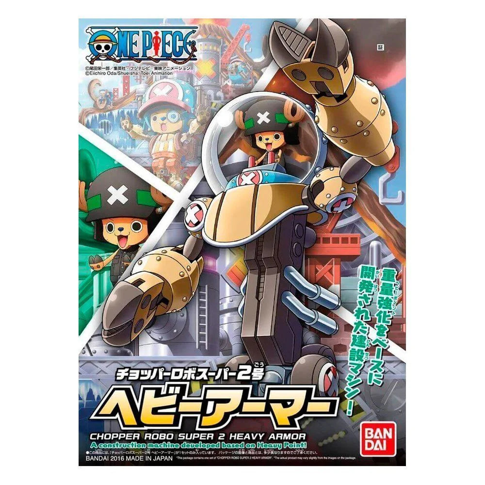 CHOPPER ROBO SUPER 2  HEAVY ARMOR - One Piece - Model Kit Articulado - Bandai