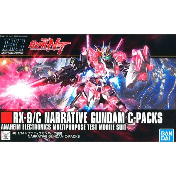 HGUC 1/144 NARRATIVE GUNDAM C-PACKS - Model Kit Articulado - Bandai