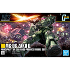 HG 1/144 MS-06 ZAKU Ⅱ - Model Kit Articulado - Bandai