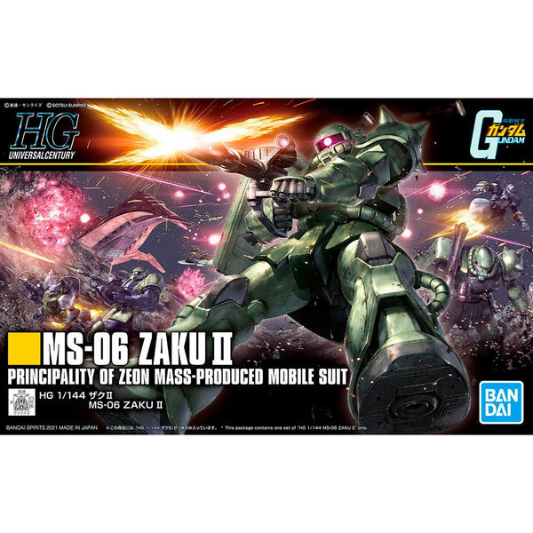HG 1/144 MS-06 ZAKU Ⅱ - Model Kit Articulado - Bandai